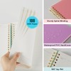 NIRMIRO Notepad, Notebook A5, 300 Pages/150 Sheets Wirebound Spiral Notebook