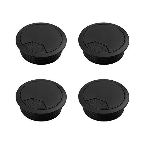 4 Pcs 60mm Desk Grommet Desk Table Grommet Cable Tidies