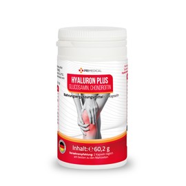 Glucosamine Condroitin Hyaluronic Acid Plus Capsules High Dose with Vitamin B6, C and K, Zinc + Selenium Month Pack Primedical 1 x 60 Capsules