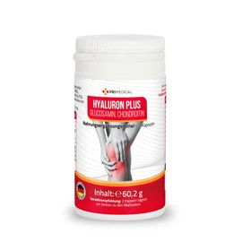 Glucosamine Condroitin Hyaluronic Acid Plus Capsules High Dose with Vitamin B6, C and K, Zinc + Selenium Month Pack Primedical 1 x 60 Capsules