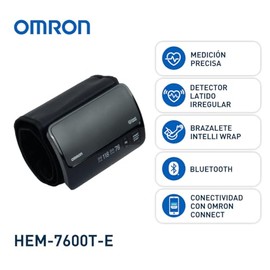 OMRON Baumanómetro automático de brazo EVOLV (HEM-7600T-E) compatible con app OMRON connect