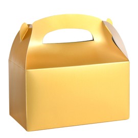 DjinnGlory 36 Pack Golden Party Favor Treat Boxes Gable Boxes for Wedding, Bridal Shower, Annivesary, Christmas, Holiday Party Supplies Decoration 6.18x3.58x3.39 Inches (Vintage Gold)