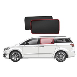 Genuine SNAPSHADES Car Rear Window Shades for KIA Carnival/Grand Carnival/Grand Sedona/Sedona 3rd Gen (YP; 2015-2020)