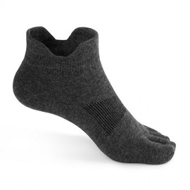 Oji Men's Professional Sports Toe Ankle Socks - Seamless, Refined Cotton, Autumn/Winter, Free Size 36-42 / Lime Green 3ea