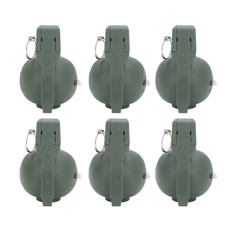 6PCS Kids Hand Grenades Toy with Realistic Sound Light Effect
