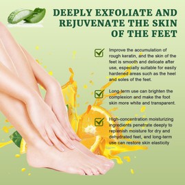 2 Pairs Foot Mask, Foot Mask, Moisturising, Anti Callus Socks, for Repairs Rough Heels, Foot Care Gifts, Aloes