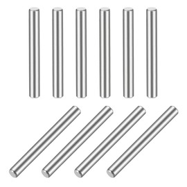 sourcing map Pack of 10 Cylinder Pins 5 x 60 mm (approx. 13/64 Inch) Dowel Pin 304 Stainless Steel Wood Bunk Bed Dowel Pins Shelf Pegs Support Shelves