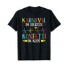 Carnival in the Heart Heartbeat Confetti Costume Fancy Dress T-Shirt,