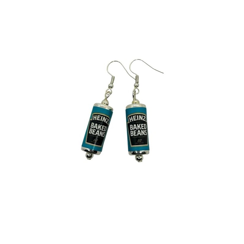 Baked Beans can earrings - Mixed Up Dolly