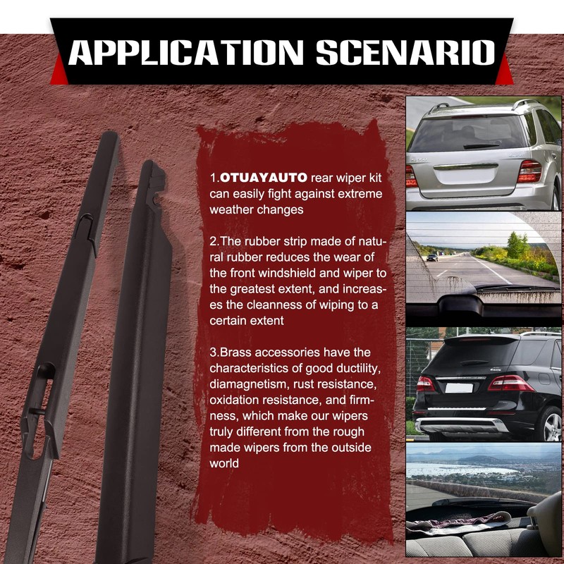 Para R-Class (W251) 2006 – 2013 trasera parabrisas Brazo Limpiaparabrisas