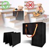 (2 PACK) Stair Basket -Foldable L-Shape step Storage Basket with