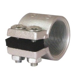 Morris 14455 Malleable Rigid Split Coupling, 3-1/2" Thread Size