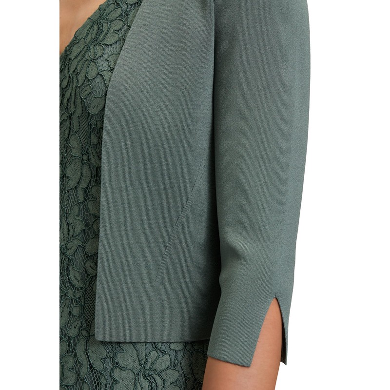 Vera Mont Women's Cardigan, Eucalyptus Leaf, XL