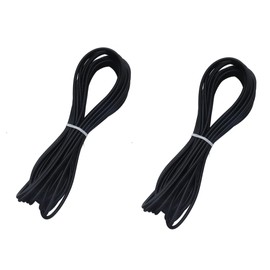 Ruwado 2 Rolls Elastic Band Stretch Braided Bungee Strap Cord 3 mm Handmade String Rope for Sewing Crafts DIY Project