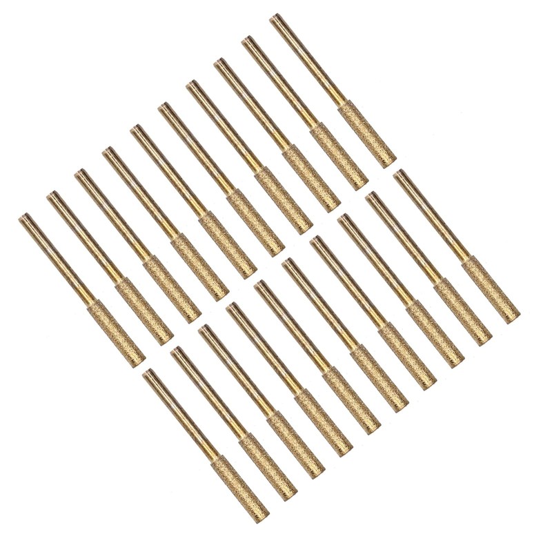 20-Piece Diamond Chainsaw Sharpener, Burr Grinding Head, Rotating File Sharpening