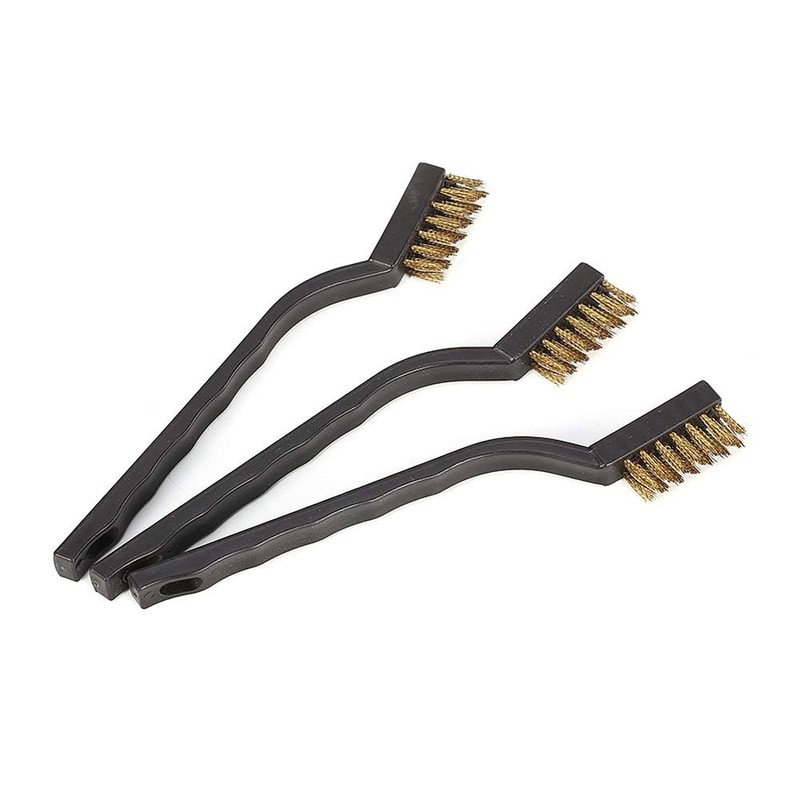 Samcos Wire Brush Set of 3 with Holes, Metal Brush,