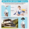 AOSO 2PCS Camara de Seguridad con WiFi 2.4G, 2MP Cámara