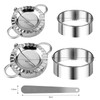 Dumpling Maker, 5 Pcs Dumpling Maker Set, Stainless Steel Dumpling