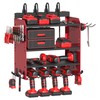 Power Tool Organizer Wall Mount with Charging Station, Garage 4