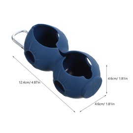 COOLHIYA 2 Pcs Golf Holder Dual Storage Carrier with Carabiner Golf Sleeve for Golf Bag Accessories