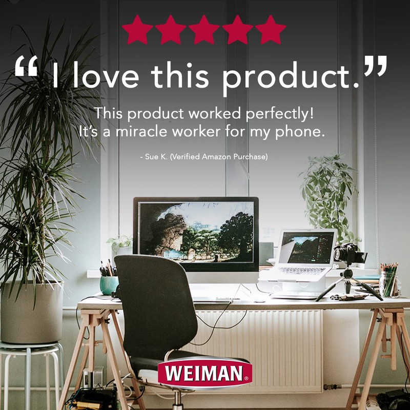 Weiman Disinfecting Electronic Wipes - Safely Clean Your Screen, Laptop,