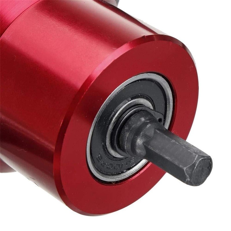Drill， YT-160A Red Double Head Sheet Metal Nibbler Cutter Drill