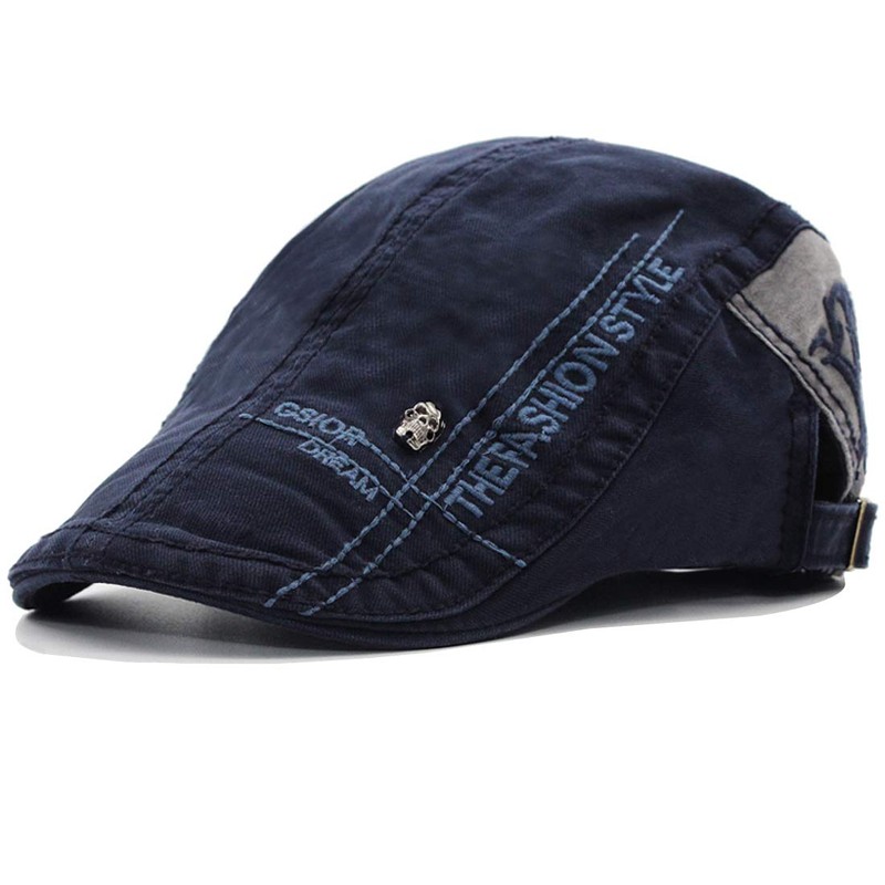 Kuyou Unisex Gatsby Flat Cap Flat Cap Ivy Peaked Cap