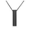 Jovivi Stainless Steel Memorial Jewellery Ash Urn Pendant Cylinder Chain
