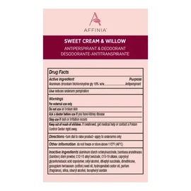 Affinia Cuidado Básico Mujer - Desodorante Sweet Cream - 57g