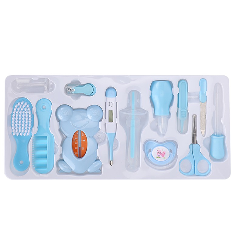 Baby Nail Clipper Nail File Tweezers Thermometer Brush Comb Infant