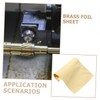 KICHOUSE 1 Roll High Hardness Brass Foil Sheet for Crafting