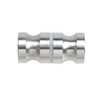 Crapyt 2 Pcs Bathroom I-Form Shower Glass Door Handle, Single