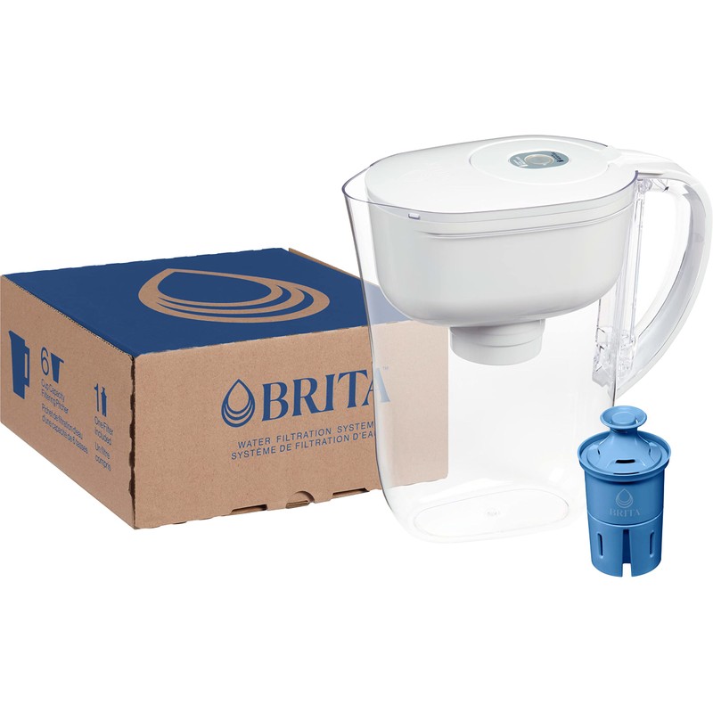 Brita® Small 6 Cup Metro Water Filter Pitcher with 1