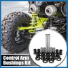 A ABSOPRO Front Upper and Lower Control Arm Bushings Kit