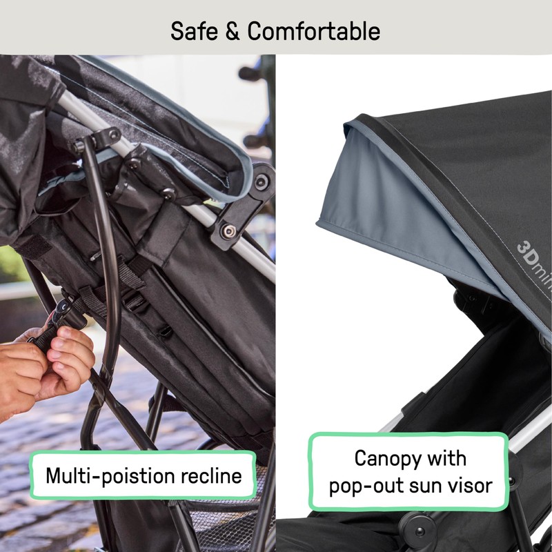 Ingenuity 3D Mini Convenience Stroller – Lightweight Stroller with Compact