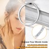 Prosilver Knuckle Rings Wishbone for Women S925 Sterling Silver Ring