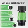 nonarttoy Boat Engine Flush Kit, Boat Hose Quick Release Kit,