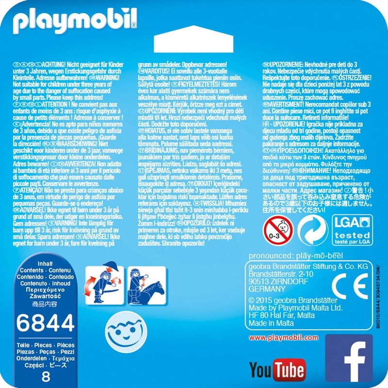 PLAYMOBIL 6844 Duo Pack - Professor and Robot