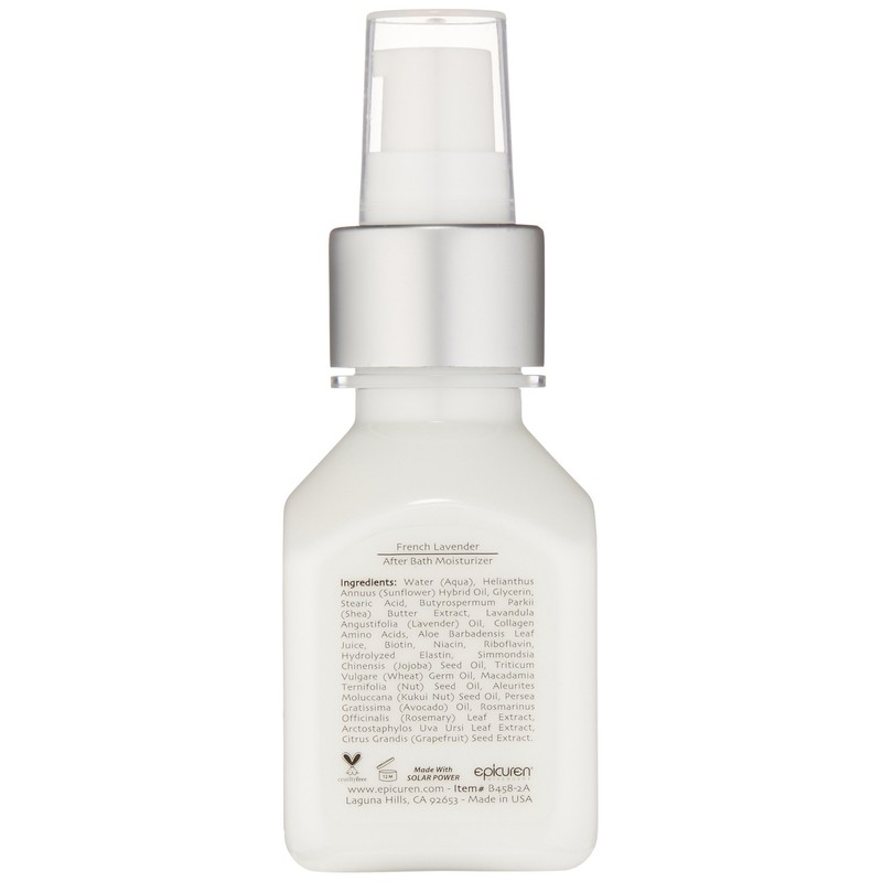 epicuren DISCOVERY French After Bath Body Moisturizer, Lavender, 2 oz.
