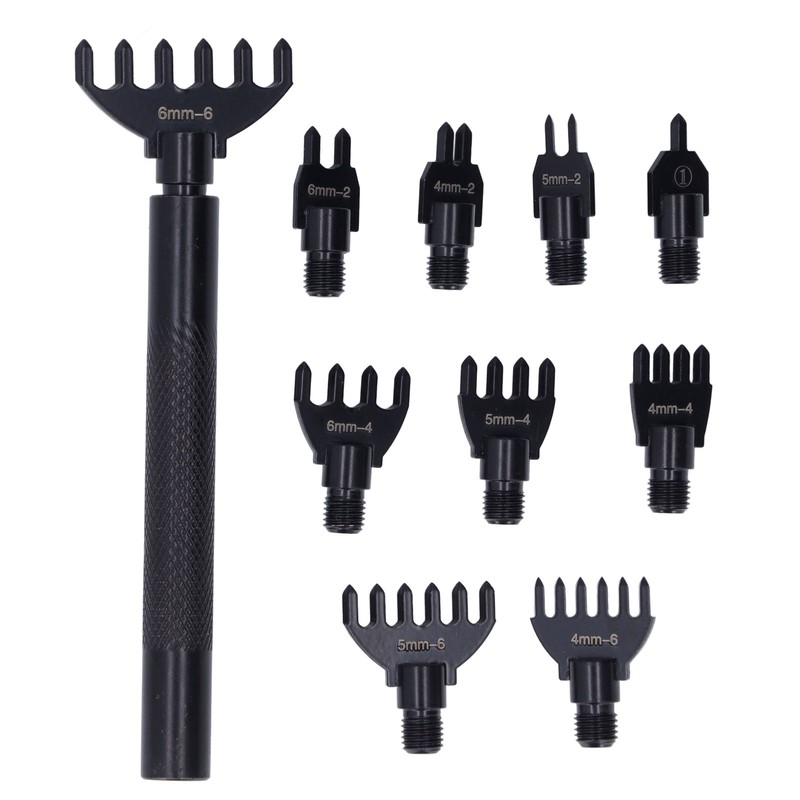 Leather Hole Punch 10 Punch Tips High Carbon Steel Wear