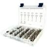 Stainless Steel Pop Rivet Assortment Kit with Backing Washers -