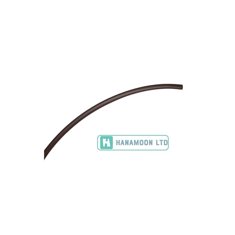 1 Metre Length of Brown PVC Electrical Wire Sleeving 3mm