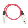 4 Set Adam Hall Microphone Cables 0.5 m Each in