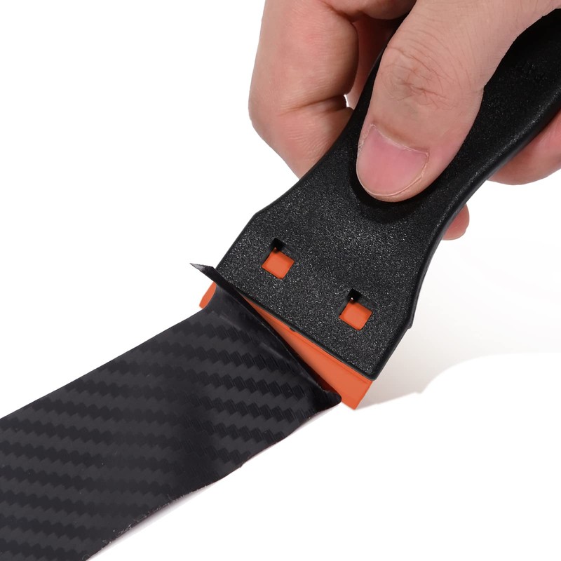 EHDIS 1.5" Plastic Razor Scraper Tool with 10pcs Double Edged