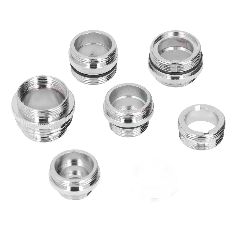 7Pcs/Set Male Female Faucet Adapter Kit with Gasket Brass Aerator