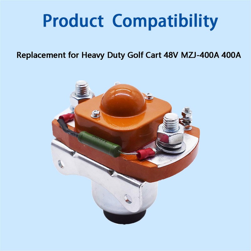 Autoparts Contactor Solenoid Replacement for Heavy Duty Golf Cart 48V