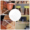 ANDCHI Shelf Bracket, L-Shaped, Set of 4, Wall Mounting, Shelf