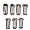 TJHSM 7pcs 5C Hex Collet Set, High Precision Fit for