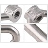 BOZONLI M3 Lifting Eye Nut 304 Stainless Steel Ring Eye