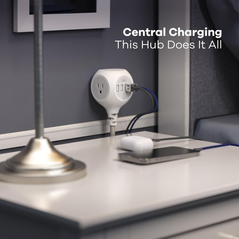 360 Electrical PowerBall24 USB-C Power Strip – 24 Watts, 3